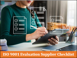 ISO 9001 Evaluation Supplier Checklist