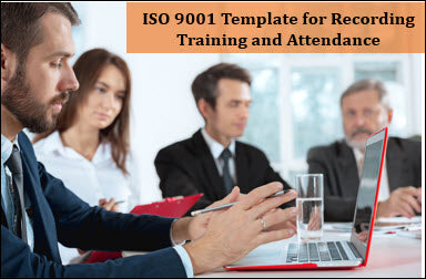 ISO 9001 Template for Recording Training and Attendance