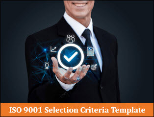 ISO 9001 Selection Criteria Template