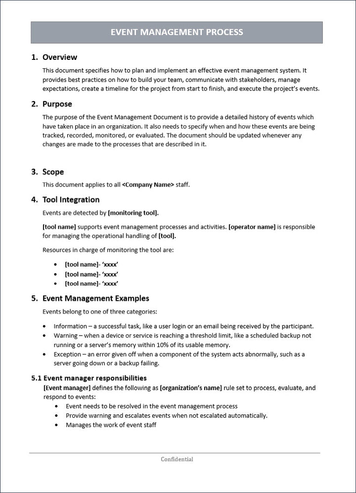 ITSM Templates