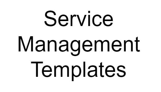 ITSM Templates