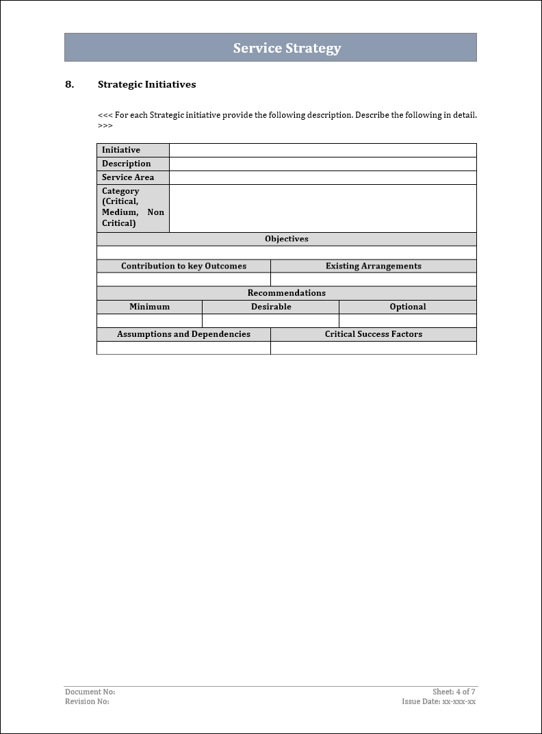 ITSM Templates