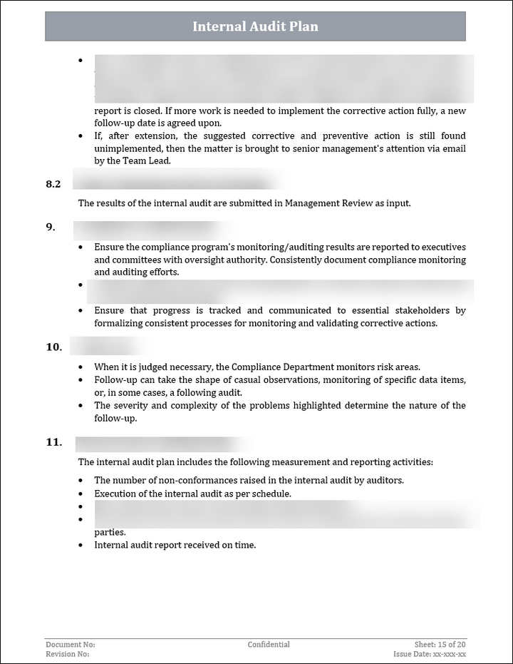 ISO 27001:2022 - Internal Audit Plan