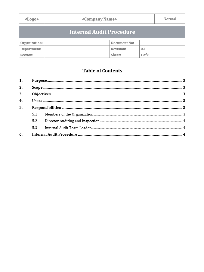 ISO 27001:2022-Internal Audit Procedure