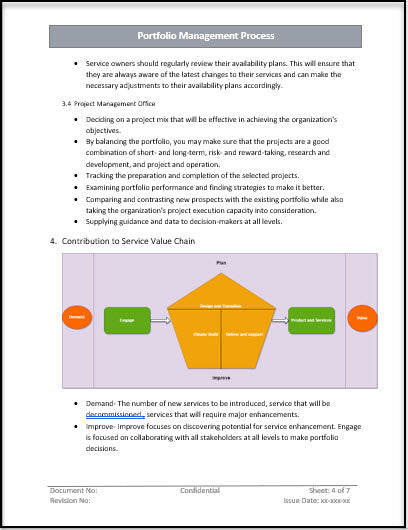 Portfolio Management Process Template