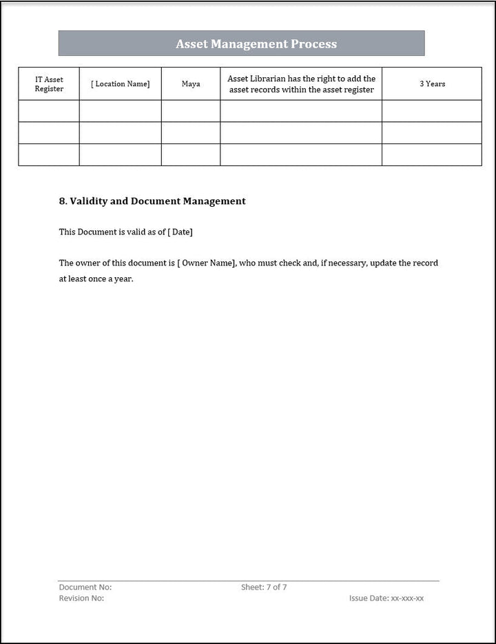 ISO 20000 Documentation Toolkit