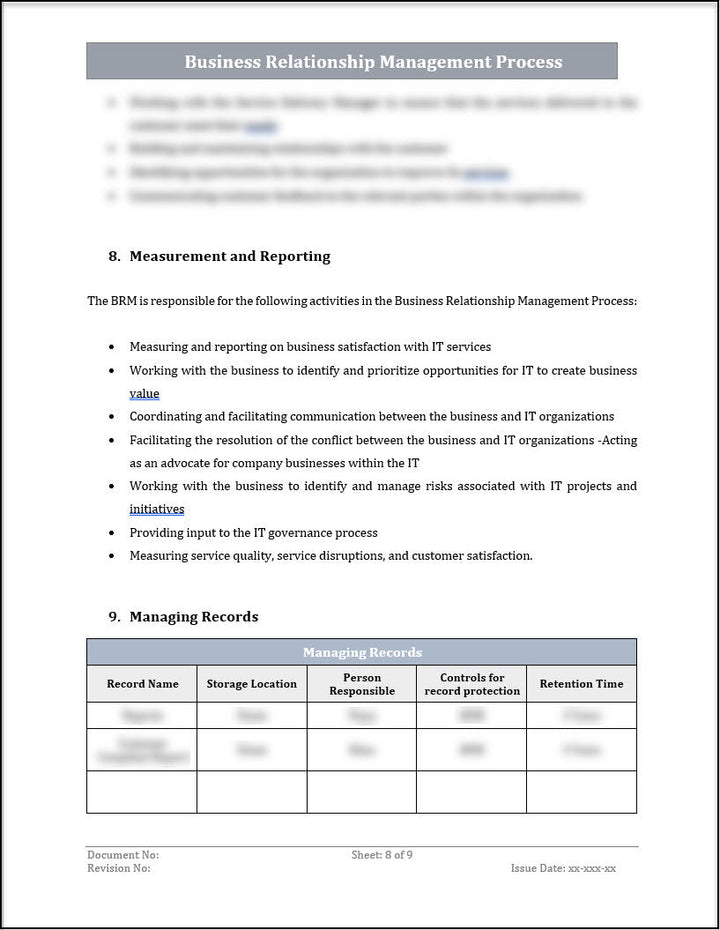 ISO 20000 Documentation Toolkit