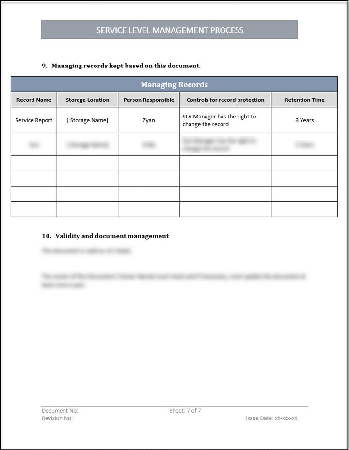 ISO 20000 Documentation Toolkit