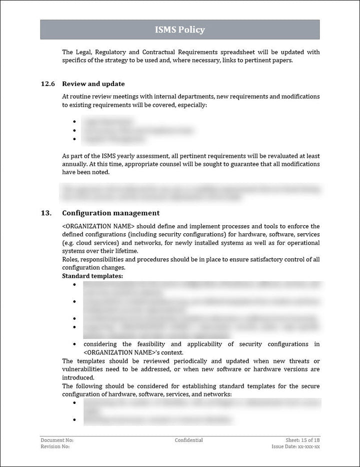 ISO 27001:2022 - ISMS Policy Template