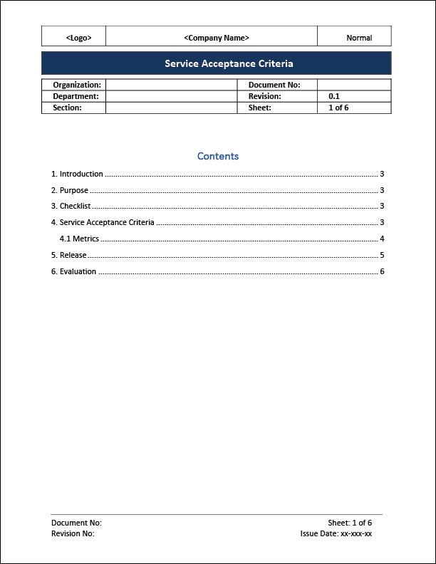 ISO 20000 Documentation Toolkit