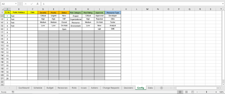 Project Tracking with Master Excel, Project tracker, Master excel project management