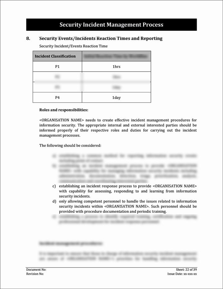 E-Learning on Reporting Security Incidents